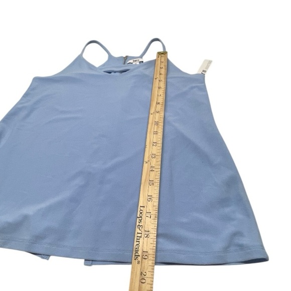 Bar III V-neck Halter Top - Light Blue - Size XS - Picture 8 of 9